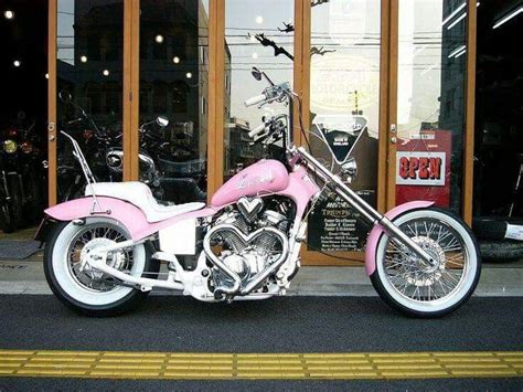 Pin By Tony Pyles On Motorcycles Pink Motorcycle Cruiser Motorcycle
