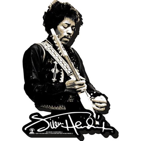 Jimi Hendrix Black And White Funky Chunky Magnet Ebay