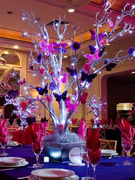 Fairytale Butterfly Centerpieces Quinceanera Decorations Quince
