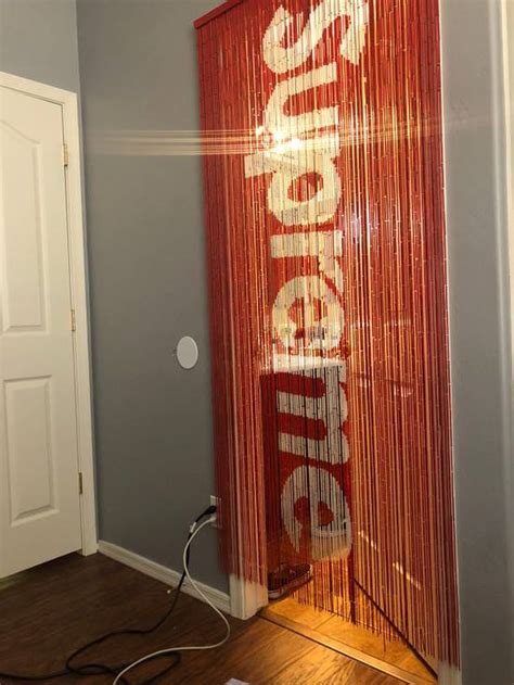 Supreme Supreme Bamboo Beaded Curtain Red 2017 Ds Grailed