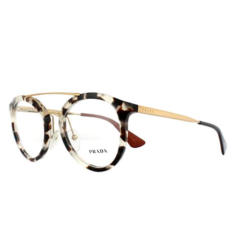 Prada Eyeglasses Frames Pr15tv Uao1o1 White Havana 50mm Womens Ebay