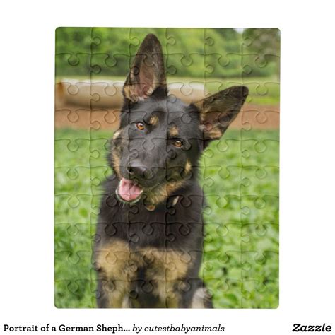 portrait of a german shepherd jigsaw puzzle in 2020 german shepherd german