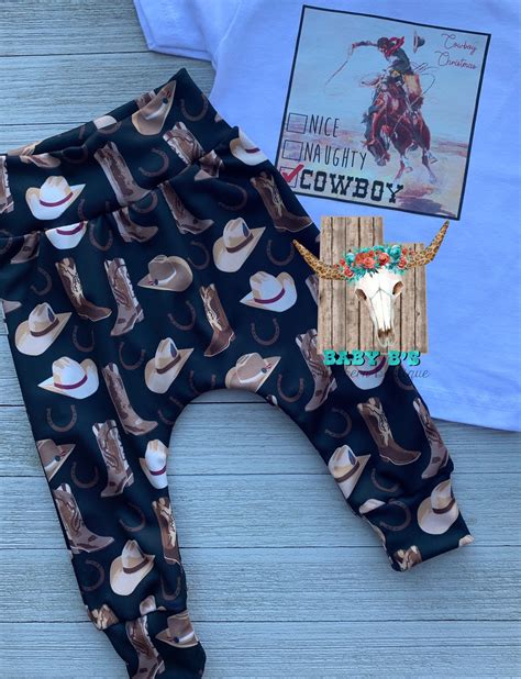 Cowboy Christmas Outfit Western Baby Clothes Baby Boy Clothes