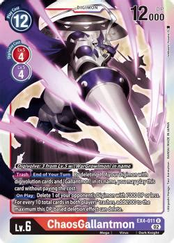 Chaosgallantmon Digimon Myp Cards