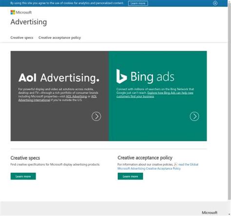 Bing Ads Video Text Mobile Advertising Network Details