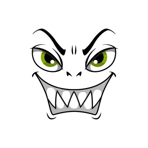 Monster Face Clipart Vector Monster Face Cartoon Vector Icon Laughing
