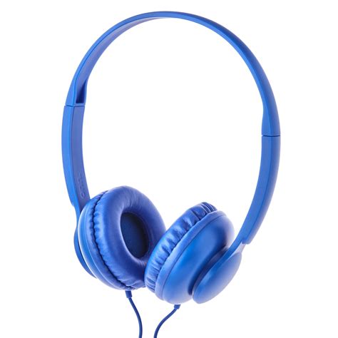 Onn On Ear Headphones Blue