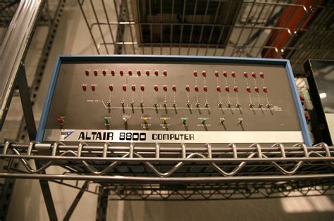 Altair 8800 Computer 1975 Computer History Museum Flickr