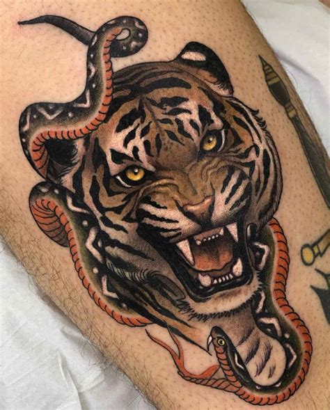 Top 104 Tiger Tattoos For Men Monersathe Com