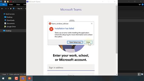 How To Fix Error Message Installation Has Failed For Microsoft Teams On