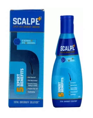 Scalpe Plus Anti Dandruff Shampoo Composition Ketoconazole Zinc