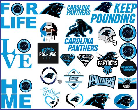 Carolina Panthers Svg Nfl Svg Football Svg Files T Shirt Design Cut