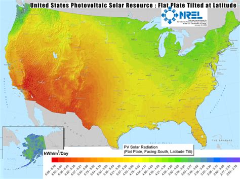 Solar Insolation Map Usa United States Map