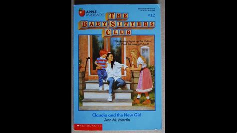 Baby Sitters Club 12 Claudia And The New Girl Book Review Youtube