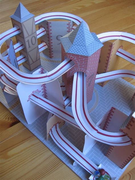 Lutzs Web Site Paper Model Roller Coaster Paper Models Coaster
