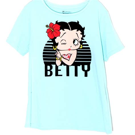 Vintage Betty Boop Tshirt Turquoise Blue Soft Thin T Shirt Tee Etsy