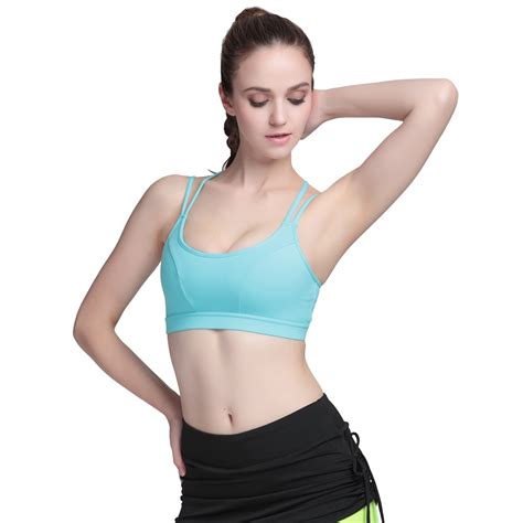 Aliexpress Com Buy Women Yoga Running Fitness Sports Shakeproof Breathable Bra Sportwear From
