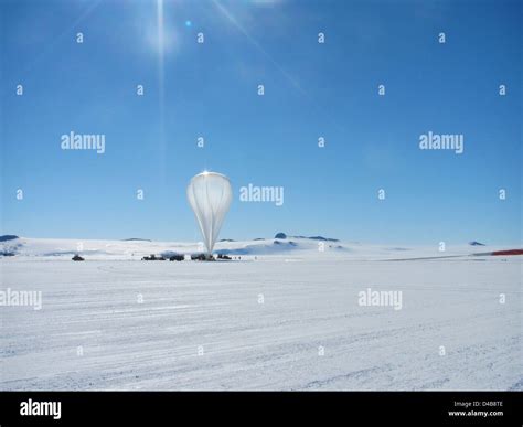 Nasa Scientific Balloon In Antarctica Stock Photo Alamy