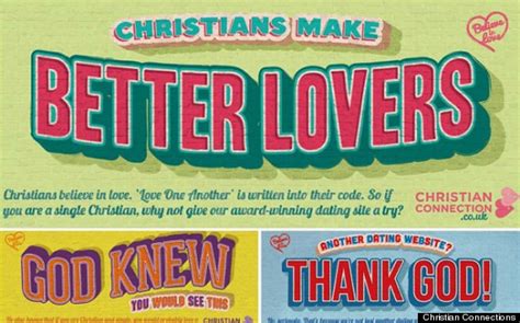 Christian Connections Better Lovers Underground Tube Advert Appears