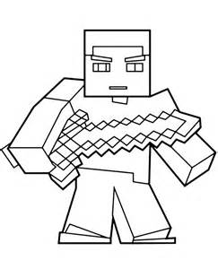 Some players ever tame the wolves as tamed wolves are five times stronger than the wild ones. Minecraft Sword Coloring Pages - Coloring Home