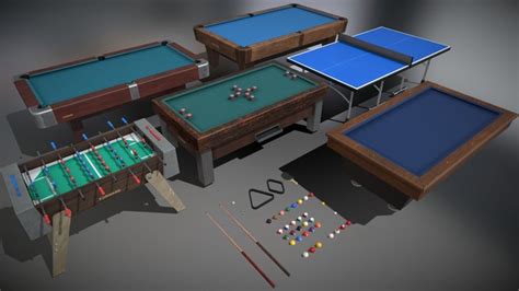 Pool Table 3d Models Sketchfab