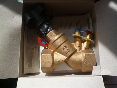 Oventrop Double Regulating And Commissioning Valve With Metering
