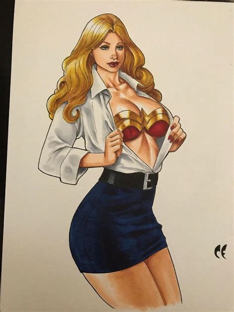 Wonder Girl Teen Titans Orig L Comic Book Art 9x12 Chris Foulkes Daikkenaurora 2055121861