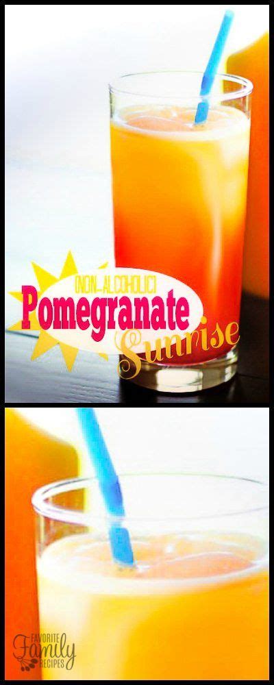 Come have some fun in the kitchen with us, as we make some yummy party drinks! Pomegranate Sunrise is a great non-alcoholic drink to make ...