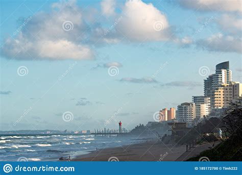 Promenade At The Beach In Umhlanga Rocks Stock Photo Image Of Coast