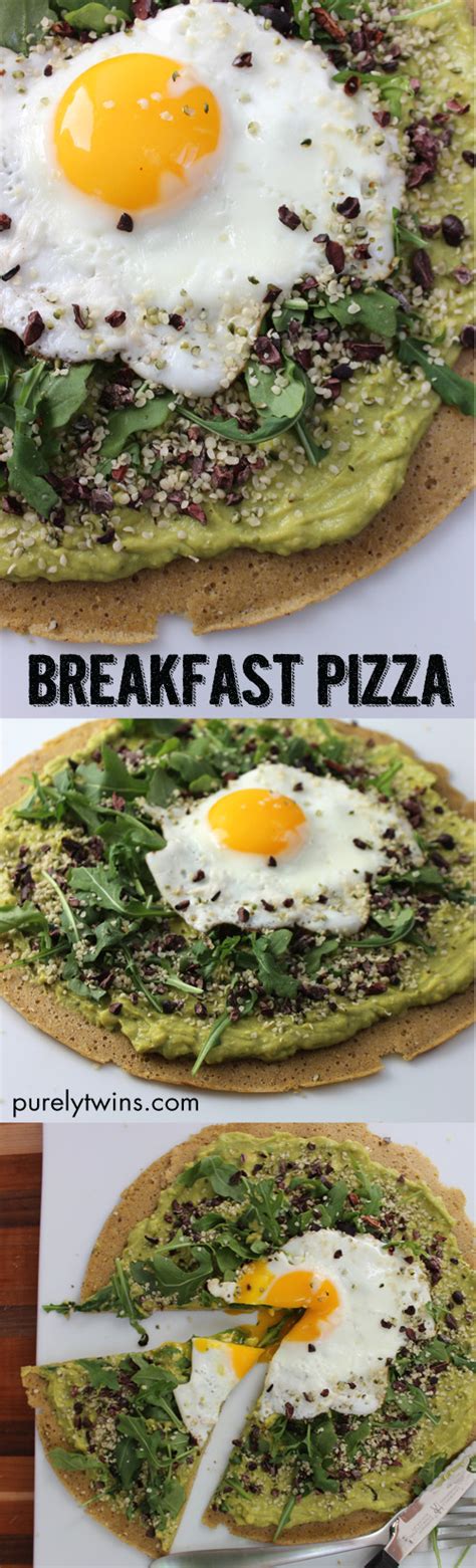 Quick And Healthy Breakfast Pizza