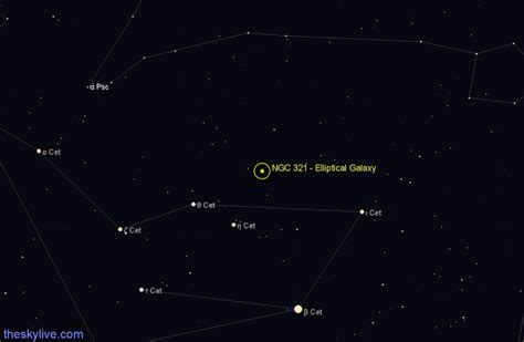 Ngc 321 Elliptical Galaxy In Cetus