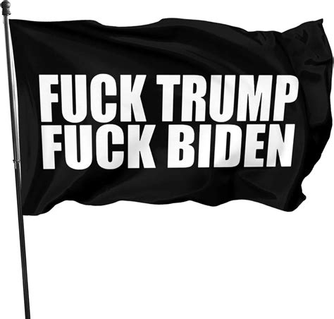 Fuck Trump Fuck Biden House Decorative Garden Flag Yard Banner Garden Flag 3x5 Ft