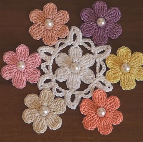 crochet-flower-applique-motif-crochet-ideas