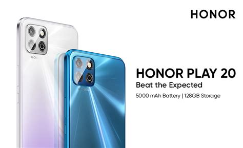 Honor Play 20 Announced With Entry Level Specs Four Color Options And