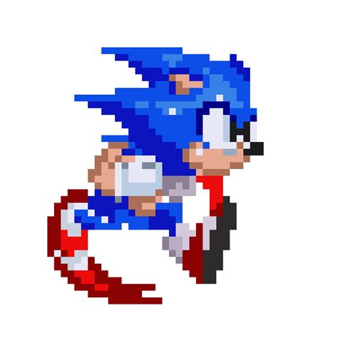 Sonic 3 Running Sprite Pixel Art Maker Images