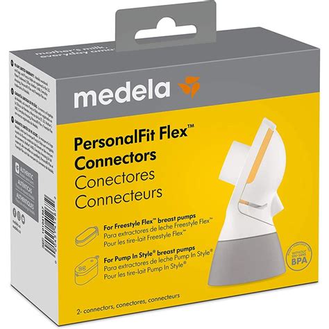 Medela Personalfit Flex Replacement Connectors 2 Pack Lagoon Baby