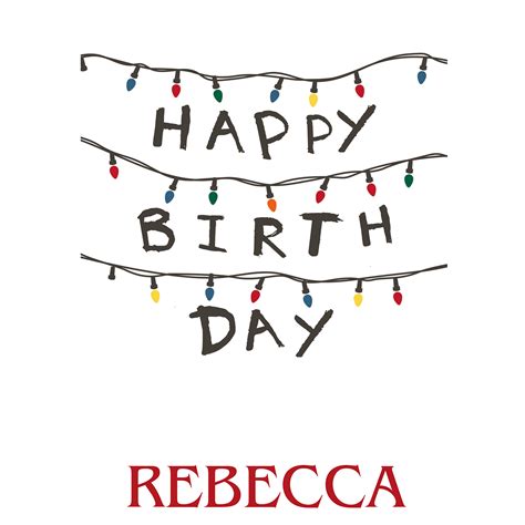 Letras Stranger Things, Stranger Things Lights, Happy Brithday, Happy