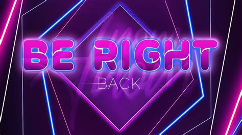 Animated Neon Purple Pink Twitch Bundle Stream Screens Etsy