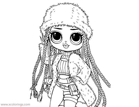 Snowlicious From Lol Omg Dolls Coloring Pages