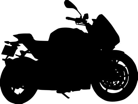 6 Motorcycle Silhouettes Png Transparent