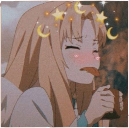 anime kawaii emojicrown aesthetic cute blush tea freeto...
