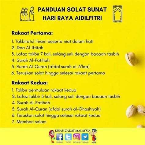 Dan berikut ini doa jawaban untuk doa hari raya idul fitri: Panduan Solat Hari Raya | Islamic quotes, Solat, Faith