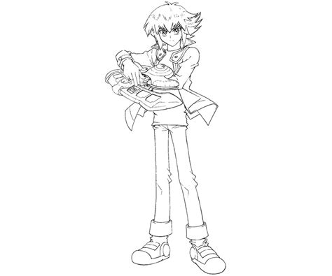 Free printable yugioh coloring pages for kids. Yu Gi Oh GX - Jaden Yuki 9 Coloring | Lowland Seed