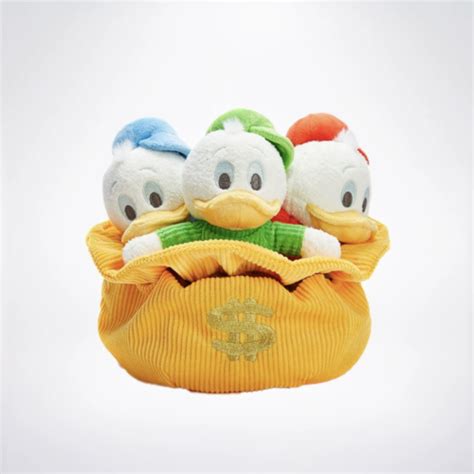 Disney Store Authentic 2022 Huey Dewey Louie Duck Plush Toy New With
