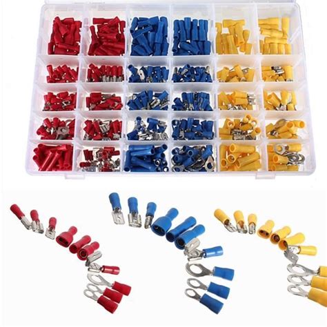 TEMPSA Kit 480Pcs Cosse à Sertir Isolée Connecteur Electrique HRV HSV