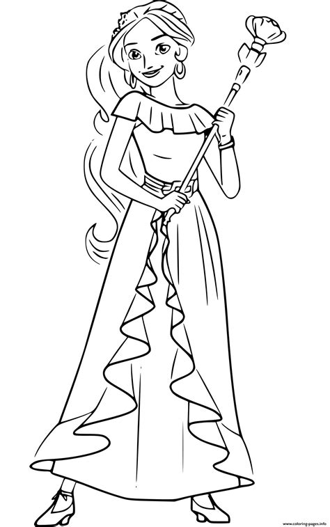 Cartoon coloring pages printables baby. Gambar Elena Avalor Coloring Pages Jaquin di Rebanas - Rebanas