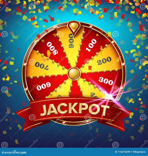 Wheel Of Fortune Poster Vector. Gamble Chance Leisure. Realistic 3d