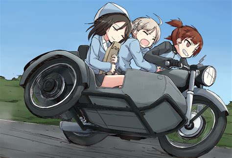 Mika Aki And Mikko Girls Und Panzer Drawn By Kakizakichouneji