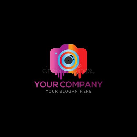 Creative Colorful Camera Logo Design Stock Vector Illustration Of