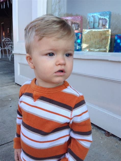 By the time your baby boy turns a toddler, he will have enough hair for you to think about its styling. Toddler boy haircut. Dapper | Baby boy hairstyles, Toddler ...